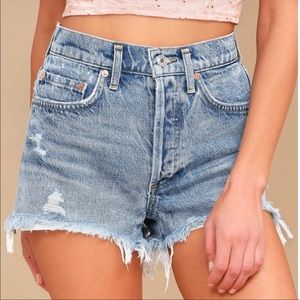 Agolde Parker Shorts “Swapmeet” color